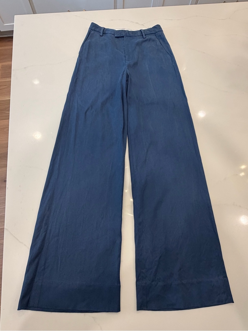 CLOSED Blue Wide Leg High Rise Trousers Pants Size 26